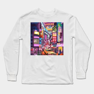 Tokyo - A Neon Wonderland Long Sleeve T-Shirt